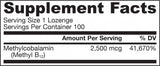 Methyl B -12 2500 MCG - 100 υπογλώσσια δισκία