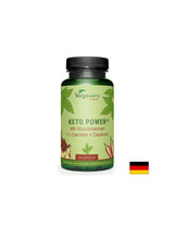 Keto Power® με πιπέρι Glucomannan, L-Carnitine και Cayenne, 60 κάψουλες