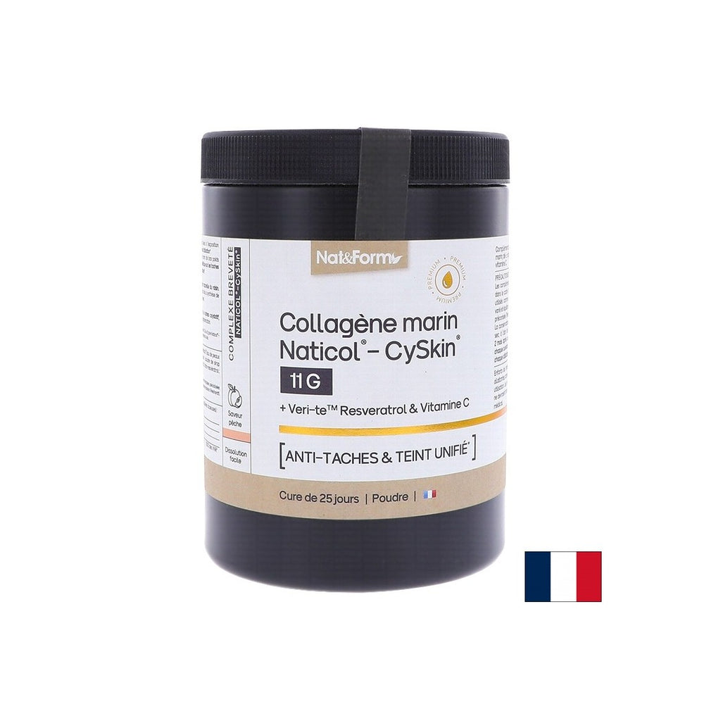 Υδρολυμένο θαλάσσιο κολλαγόνο Naticol®-Cyskin® + L-κυστεΐνη, trans-resveratrol και βιταμίνη C, 365 g σκόνης