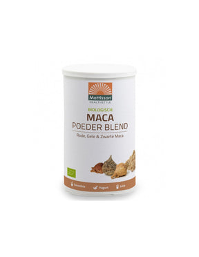Hormonal balance - Maca (Red, Yellow and Black Maca) Organic, 300 g Mattisson Healthstyle - Nutra Best Europe