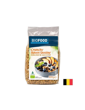 Crunchy oatmeal with coconut and fruits BIO, 500 g - Nutra Best Europe