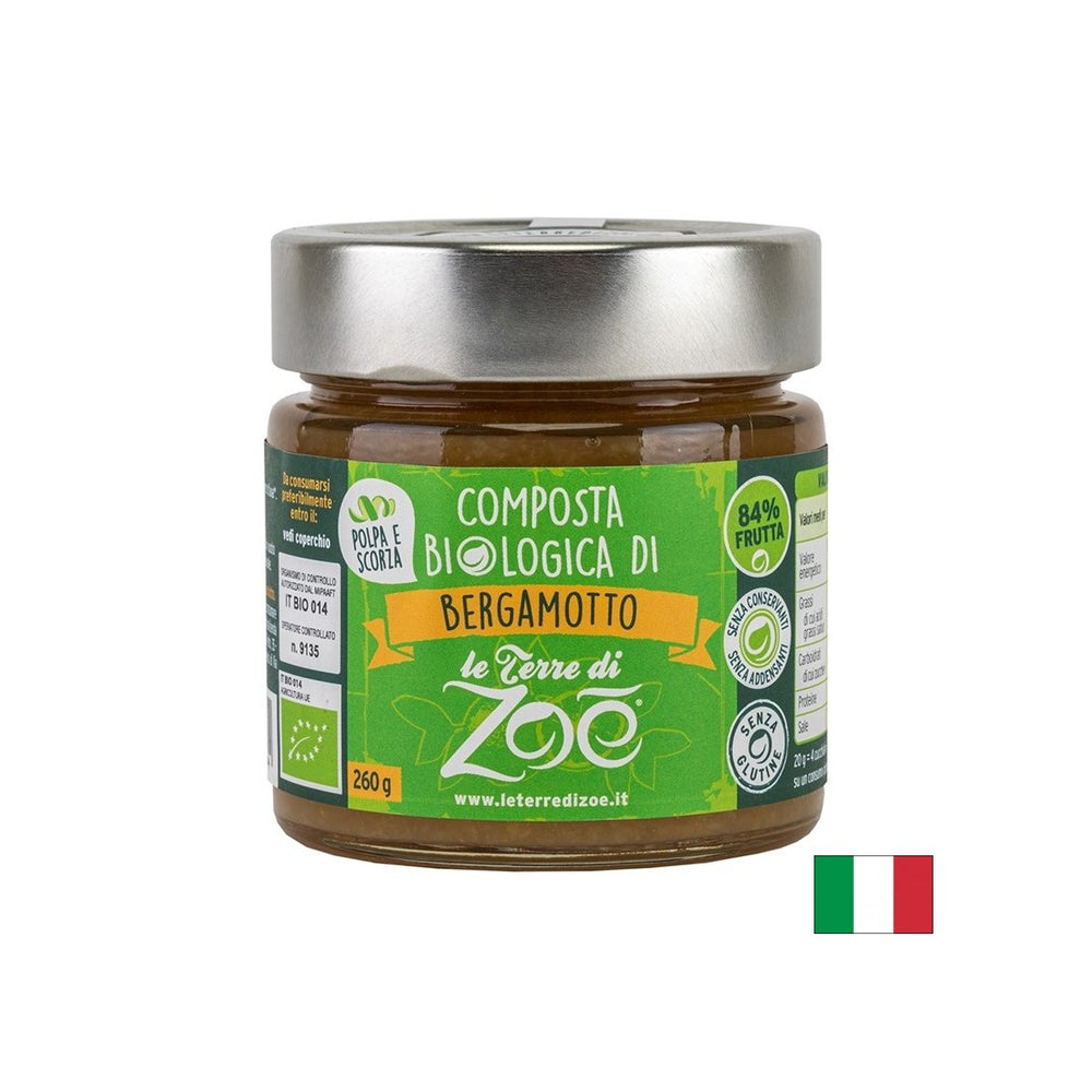 Οργανική μαρμελάδα Bergamot, 260 g