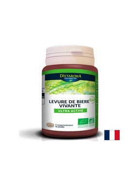 Hair, Skin and Nails - Brewer's Yeast (Active Yeast), 180 Tablets - Nutra Best Europe