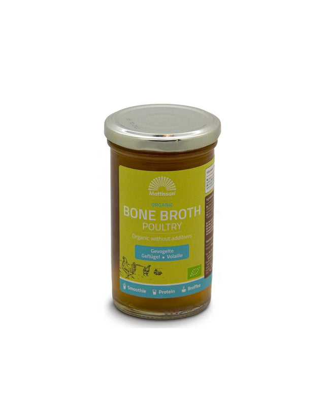 Костен бульон от домашни птици Био, 240 ml Mattisson Healthstyle - Feel You