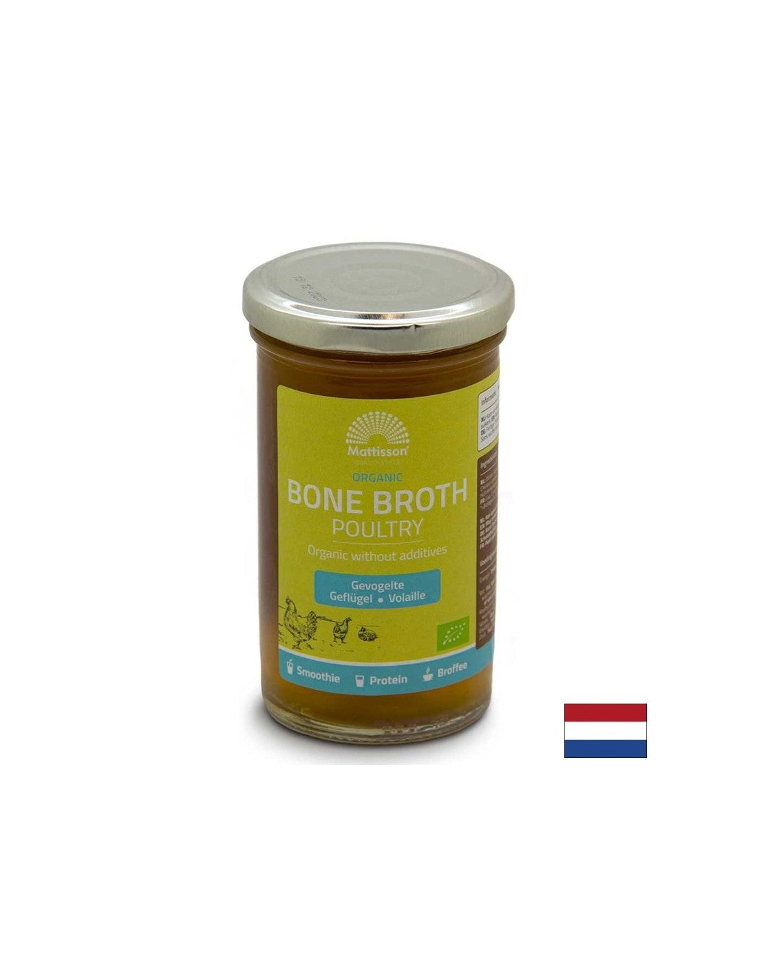 Ζωμός από κόκαλα πουλερικών Bio, 240 ml <tc>Mattisson Healthstyle</tc>