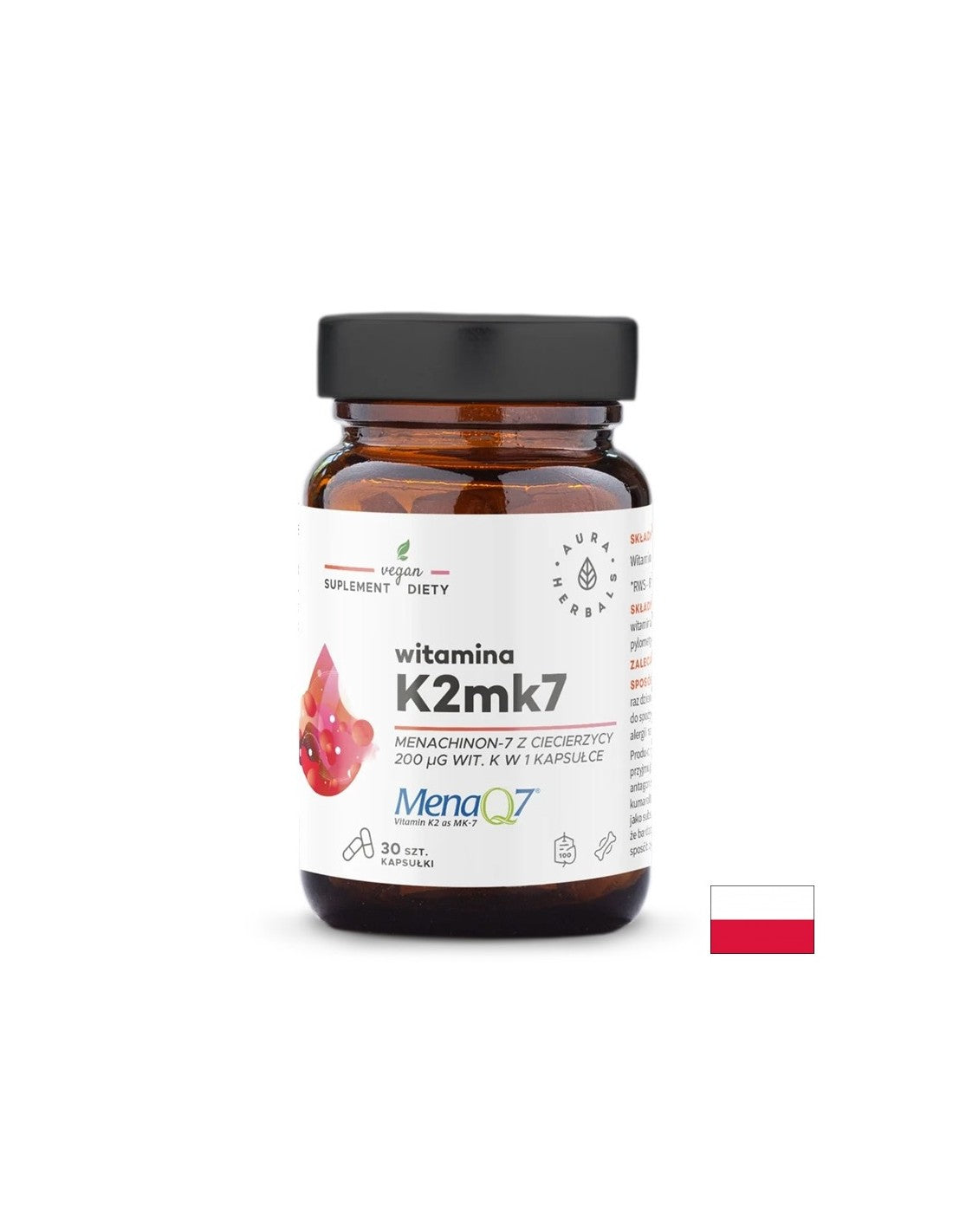 Οστά και αρθρώσεις - βιταμίνη Κ2 (MK -7), 200 μg x 30 κάψουλες
