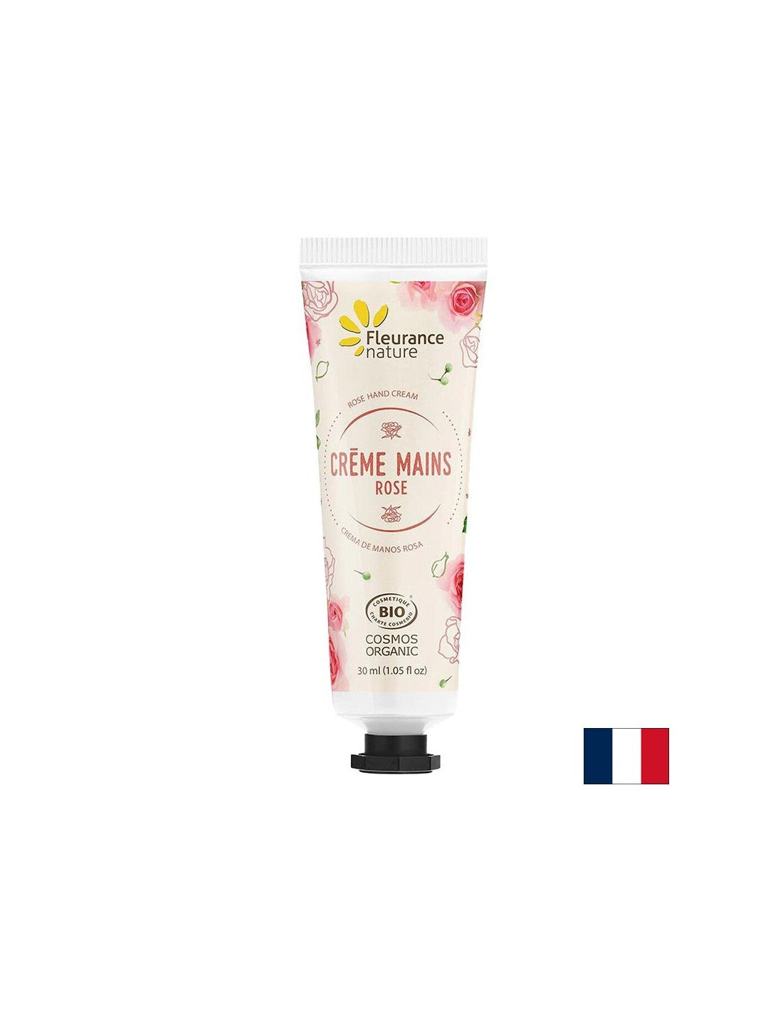 Κρέμα χεριών με Damascena Rose Floral Water, Shea Butter και Aloe Vera, 30 ml Φύση Fleurance