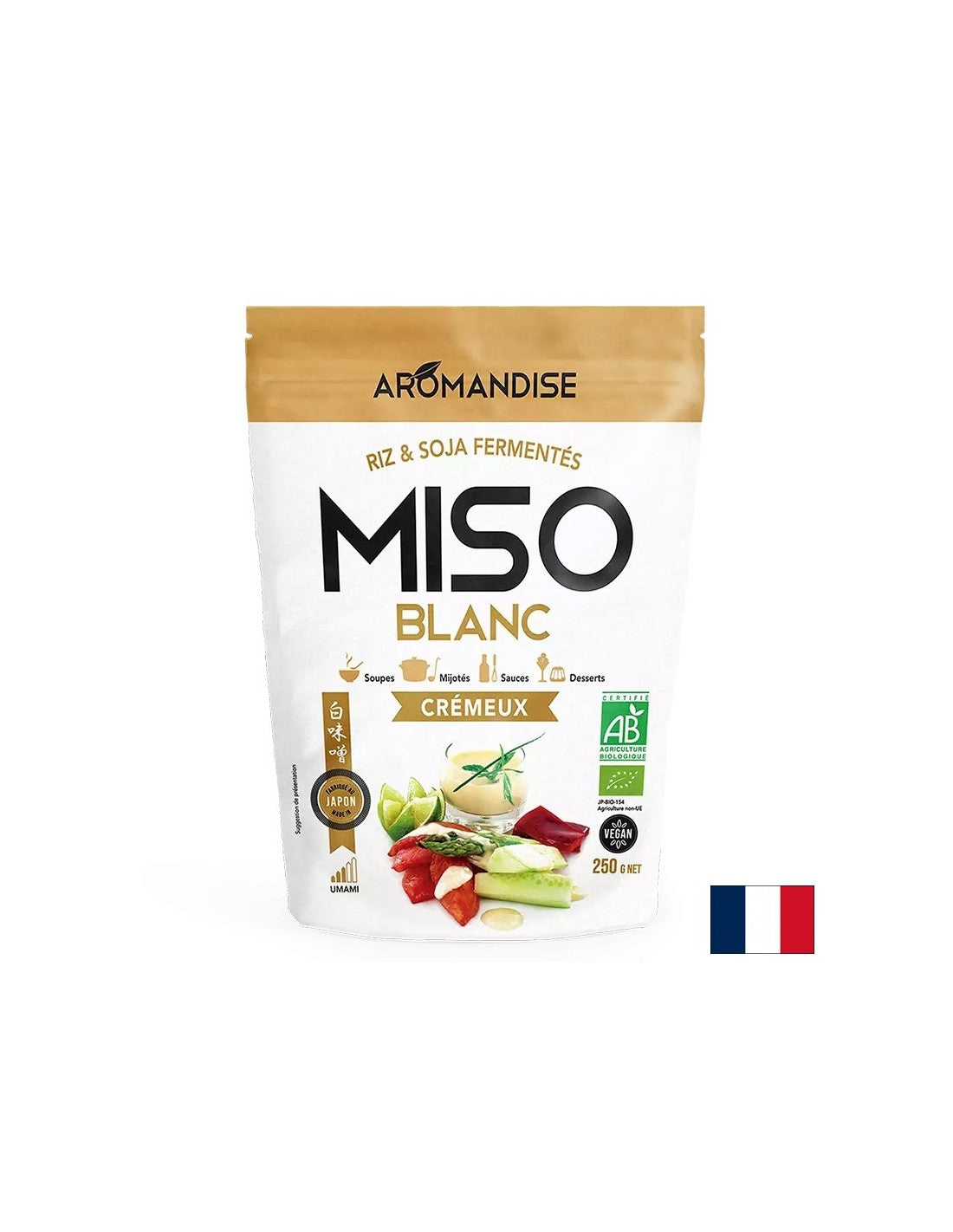Creamy White Miso - για τη δημιουργία σούπων, πιάτων, ζωμό, σάλτσες, 250 g