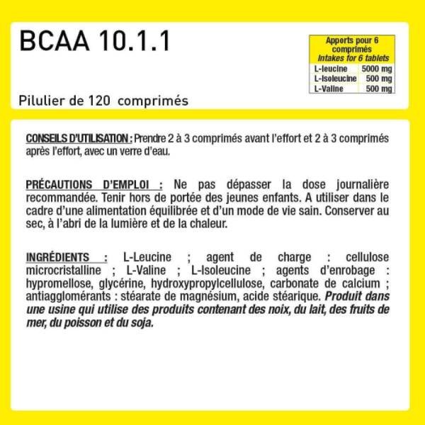 BCAA 10.1.1 - 120 δισκία