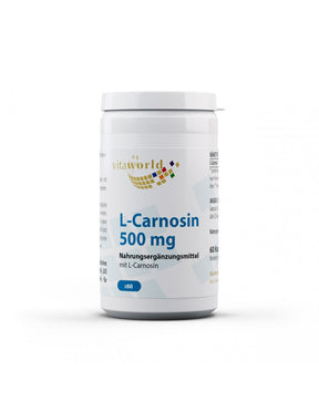 L-Carnosine / L-Carnosine 500 mg, 60 capsules - Nutra Best Europe