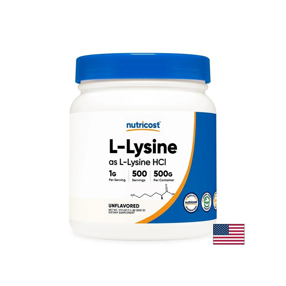 L -Lysine - Ανοσοποιητική προστασία και επισκευή ιστών, σκόνη 500 g