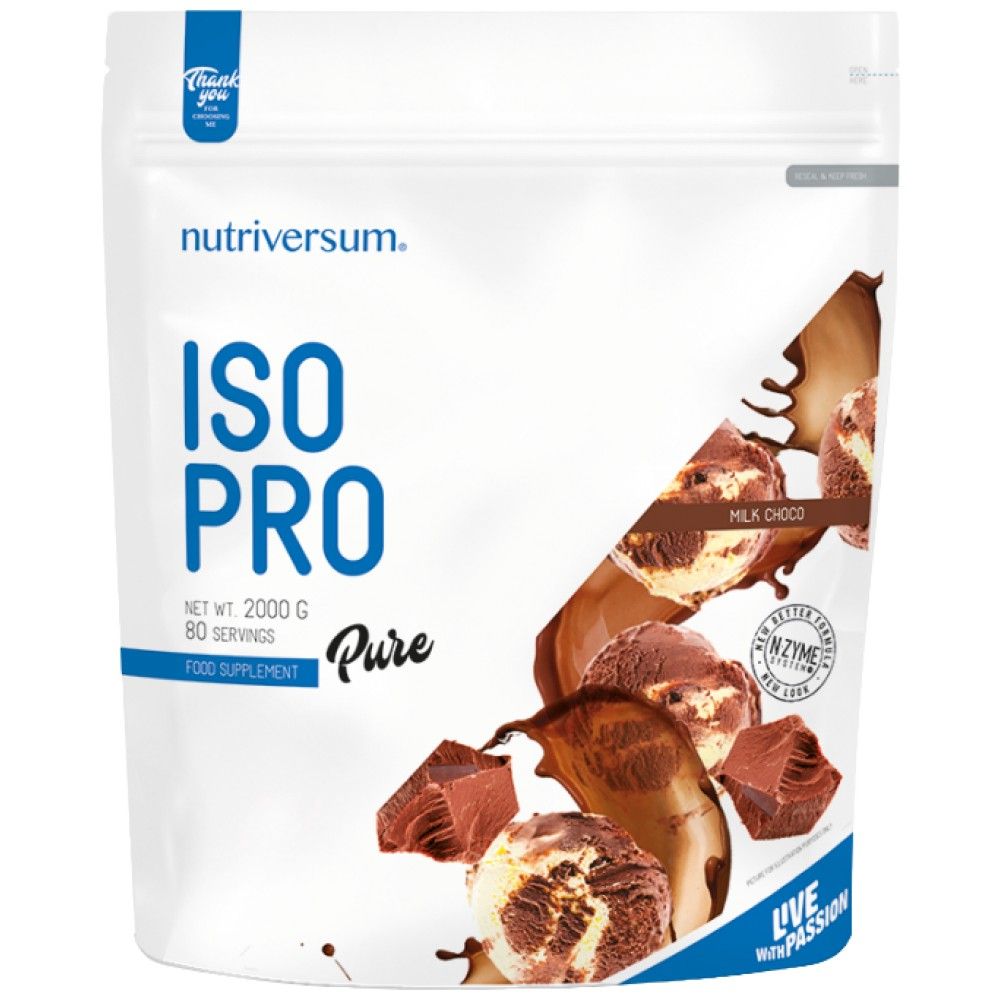 ISO Pro Pure Whey | Απομόνωση με σύστημα Ν -Ζύμ - 2000 γραμμάρια