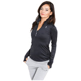 Γυναικεία φούτερ/μακρύ μανίκι 01 LW Half -Zip - Black