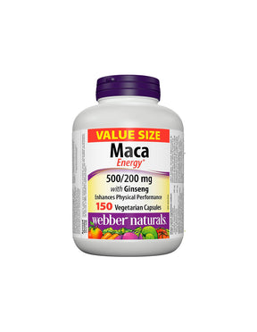 Maca Energy with Ginseng - Maca and Korean ginseng, 150 capsules - Nutra Best Europe