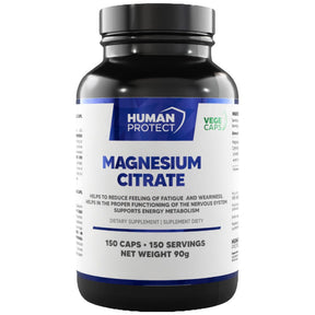 Magnesium Citrate 500 mg - 150 capsules - Nutra Best Europe
