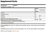 Softgels κιτρικού μαγνησίου - 180 softgels