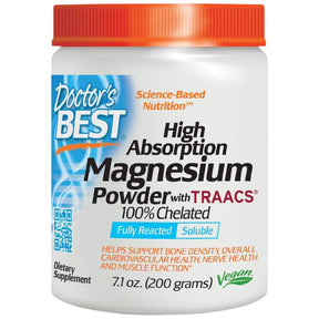 BEST High Absorption Magnesium Powder with TRAACS - 200 grams - Nutra Best Europe