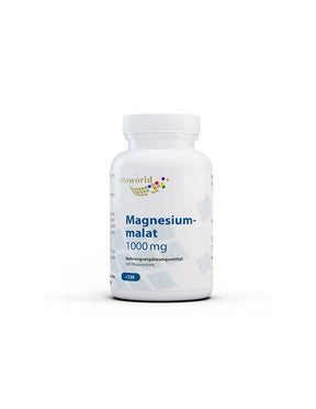 Magnesium (malate) - muscle and heart function, 120 capsules - Nutra Best Europe