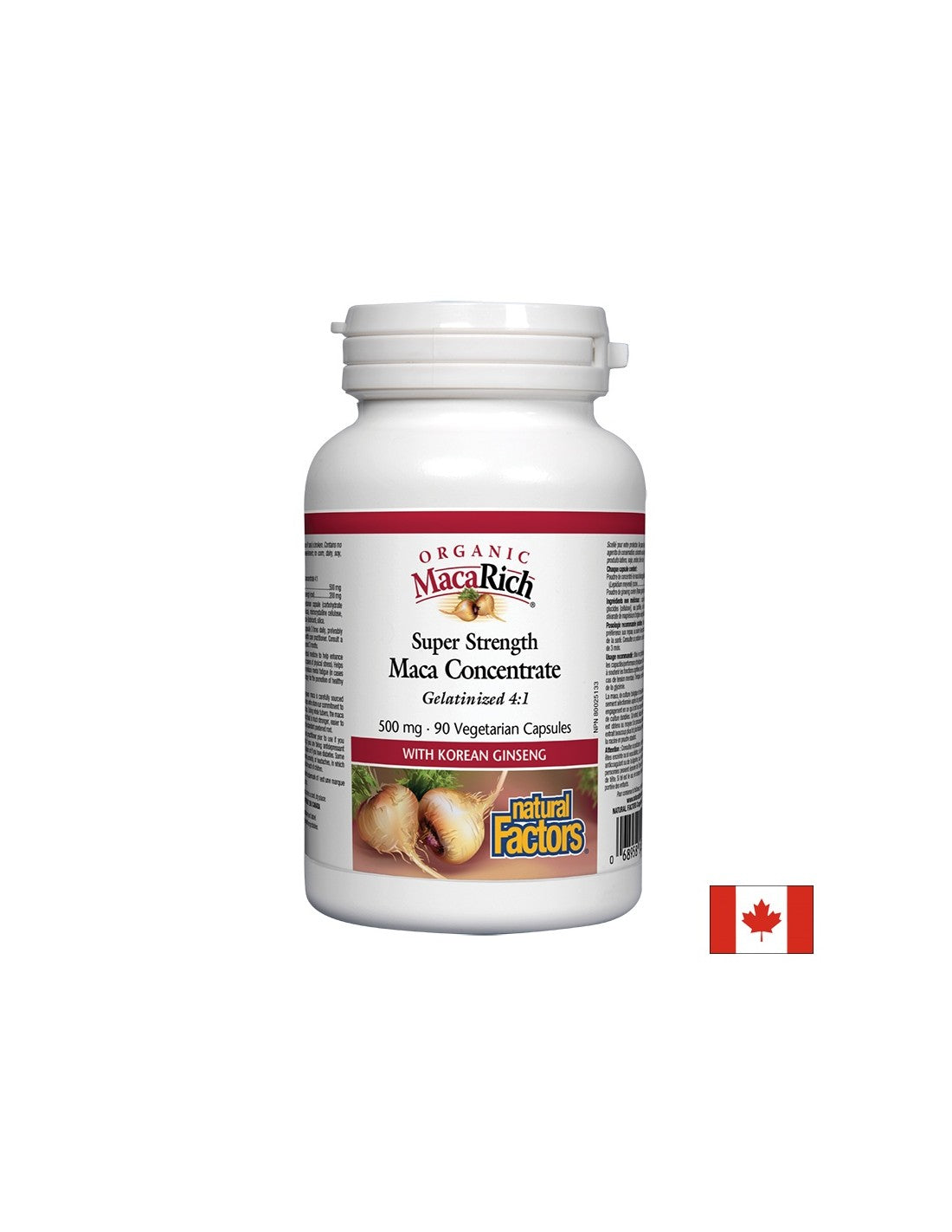 MACARICH® Organic Maca Concentrate 4: 1/ MacA 500 mg x 90 κάψουλες