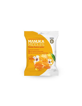 Delicious lozenges with manuka honey, zinc and lemon - Manuka Middles Honey & Lemon MGO 300 - Nutra Best Europe