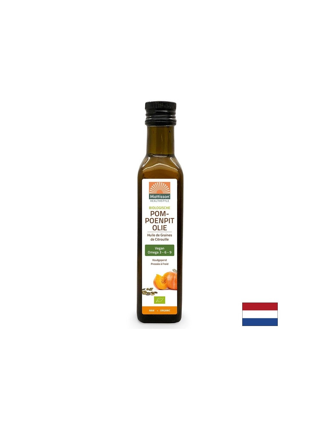 Λάδι κολοκύθας (κρύο πιεσμένο, οργανικό), 250 ml