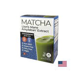Matcha με το εκχύλισμα Mane του Lion Amyloban® - Super Focus - Ενίσχυση ενέργειας και συγκέντρωση - Άμεσο ποτό, 10 σακουλάκια