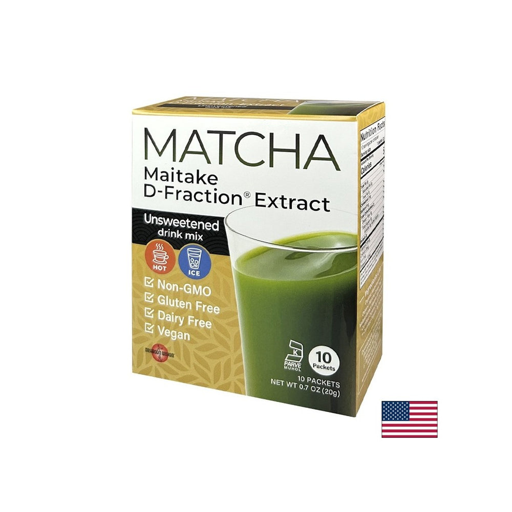 Matcha με το εκχύλισμα Maitake D-Fraction®, 10 Sachets