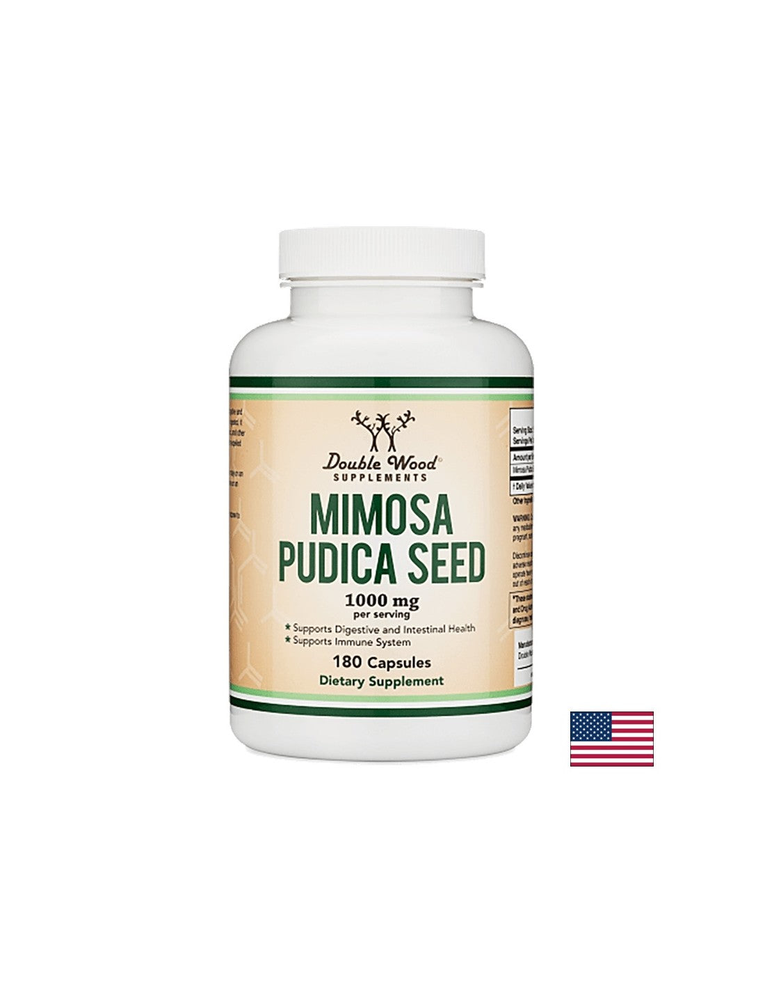 Mimosa pudica/ Mimosa pudica (σπόροι), 180 κάψουλες <tc>Double Wood</tc>
