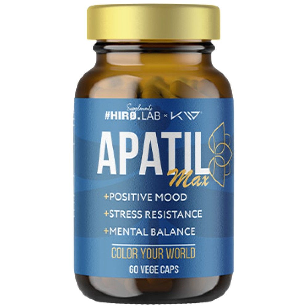 Apatil max | Με Ashwagandha, Saffron & Ginseng - 60 κάψουλες