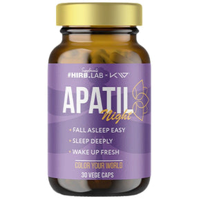Apatil Night | with L-Theanine, Valerian & Passion Flower - 30 capsules - Nutra Best Europe