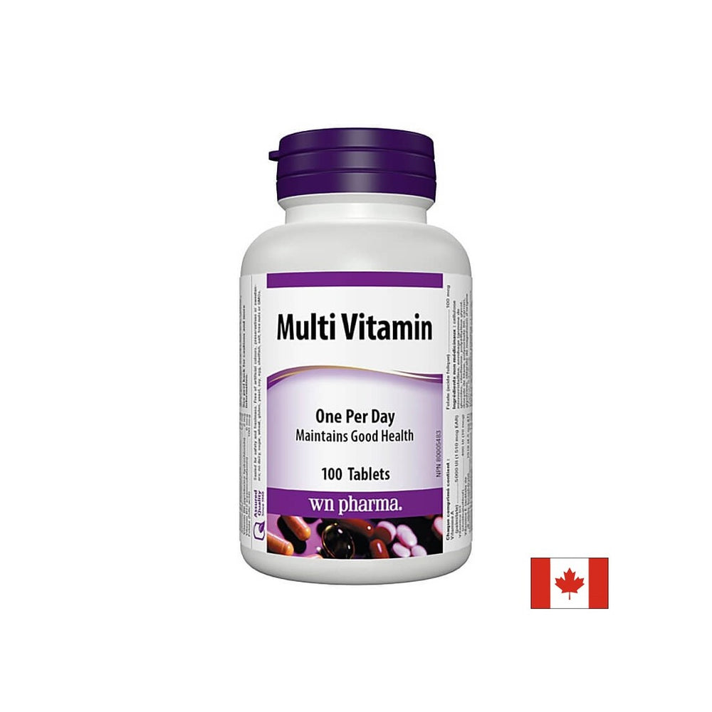 Πολυβιταμίνη - Πολυβιταμίνες, 100 δισκία <tc>Webber Naturals</tc>