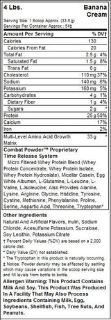 Combat Protein Powder - 1818 γραμμάρια