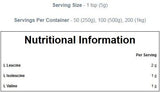 Essential BCAA 2: 1: 1 Unflavored - 250 γραμμάρια