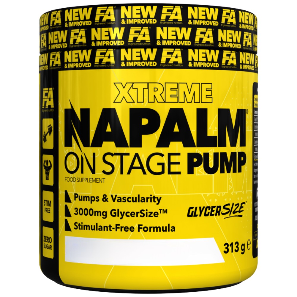 Napalm on Stage Pump | Φόρμουλα προ-προπόνησης χωρίς διεγέρσεις-313 γραμμάρια