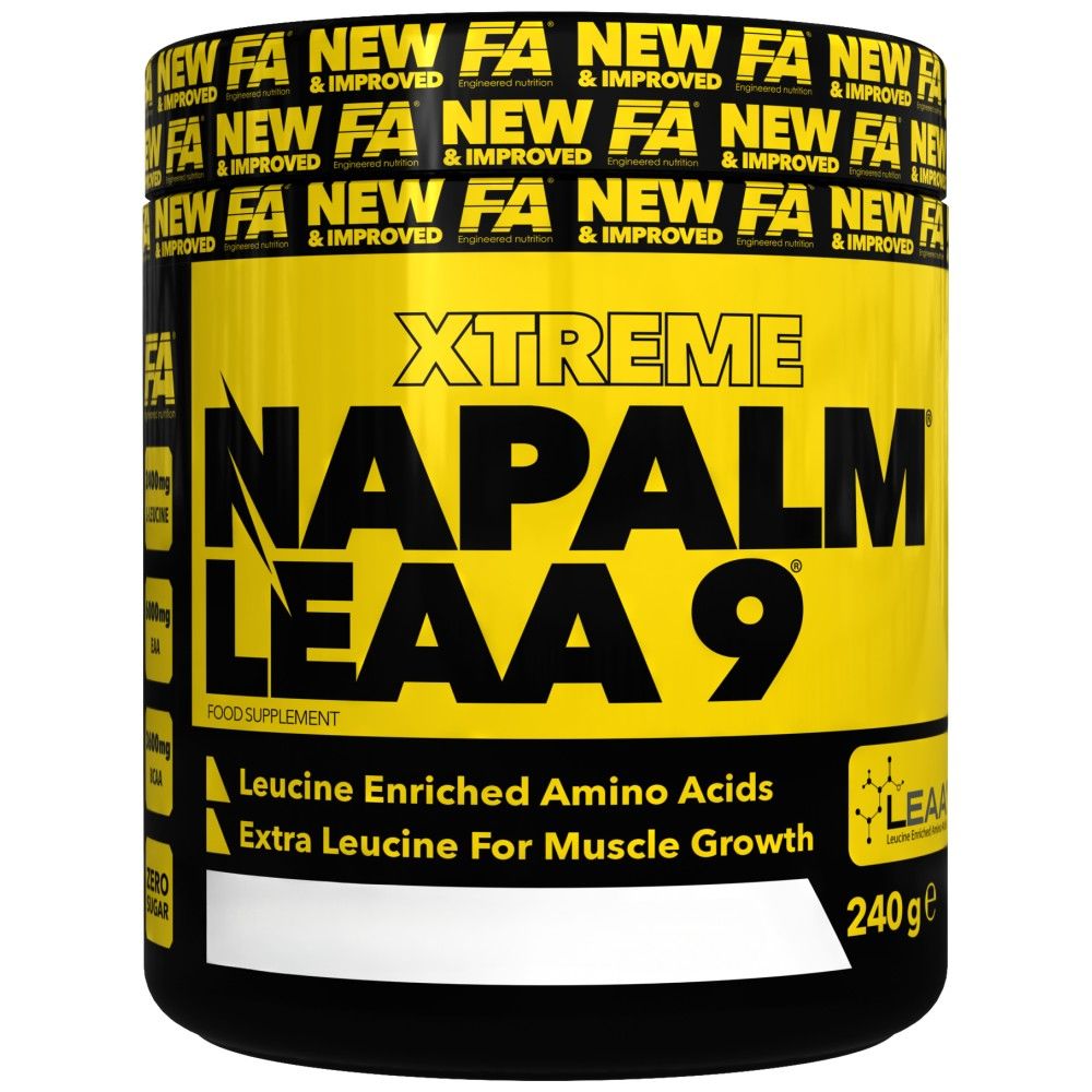 Xtreme Napalm Leaa 9 | Leucine εμπλουτισμένα βασικά αμινοξέα - 240 γραμμάρια