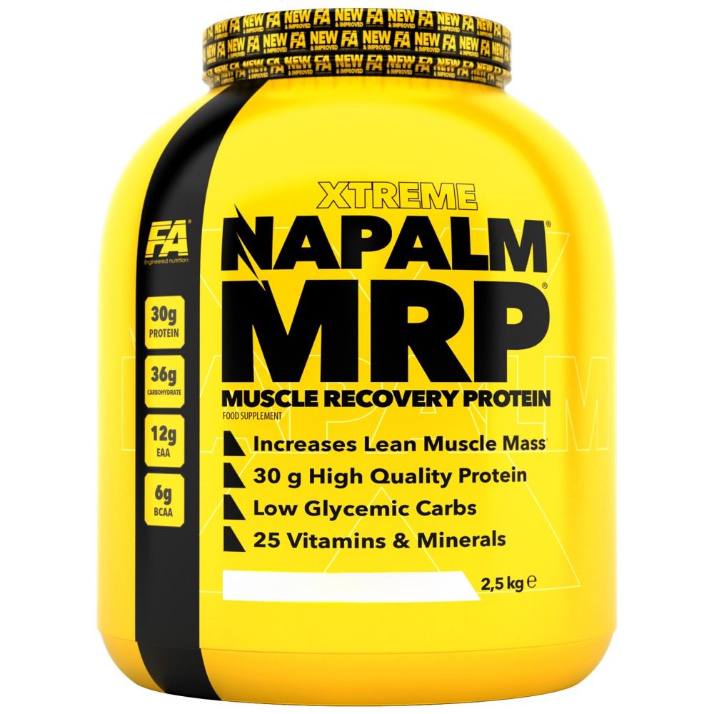 Xtreme Napalm MRP | Πρωτεΐνη ανάκτησης μυών - Αντικατάσταση γεύματος - 2500 γραμμάρια