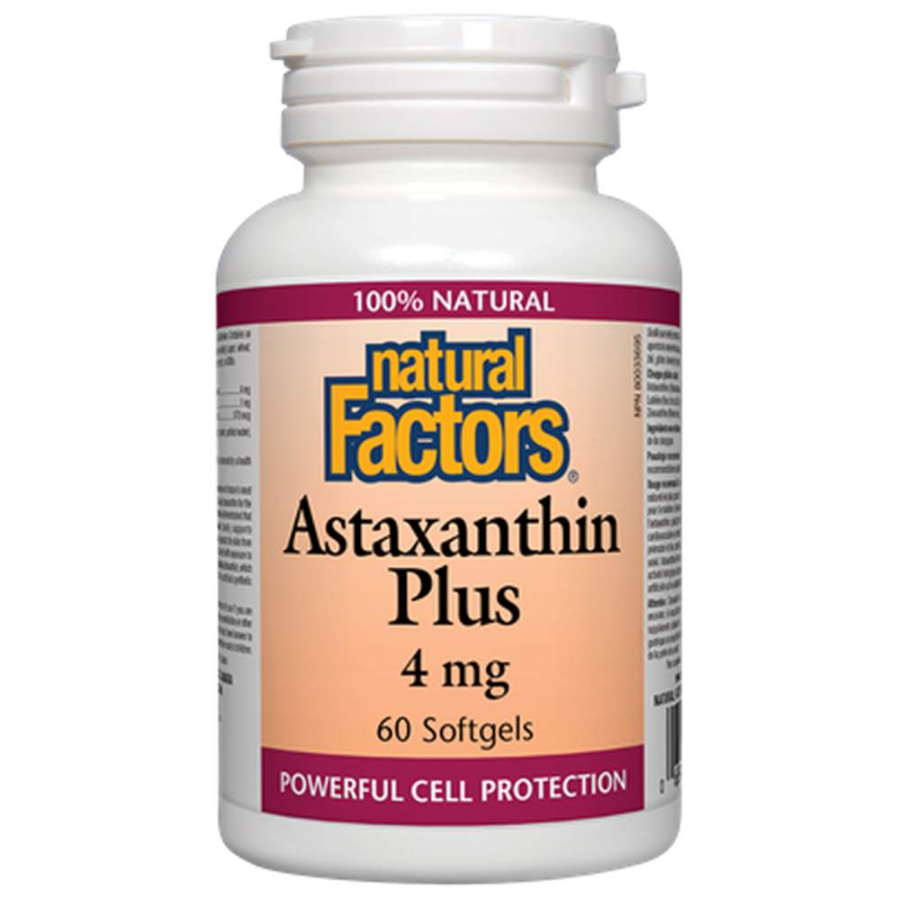 Astaxanthin συν 4 mg - 60 κάψουλες γέλης