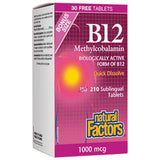 B12 μεθυλοβαλαμίνη 1000 mcg - 210 υπογλώσσια δισκία