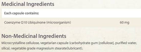 Coenzyme Q10 60 mg - 120 capsules - Nutra Best Europe