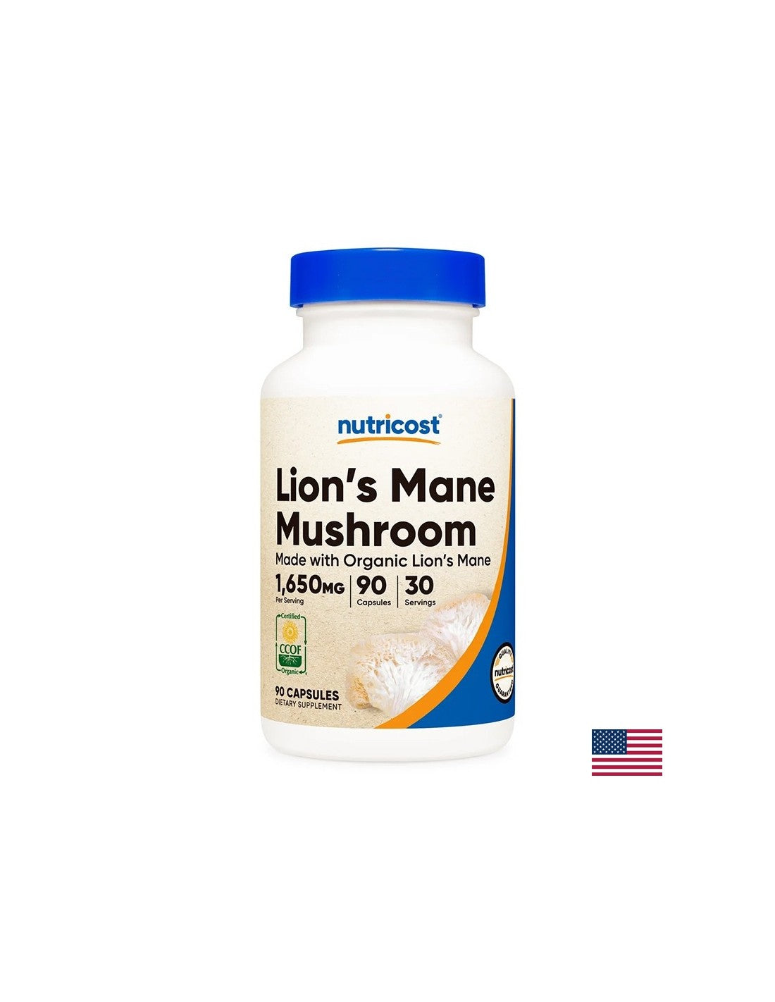 Λειτουργία νεύρων και εγκεφάλου - Mane's Mane - Lion's Mane, 90 κάψουλες