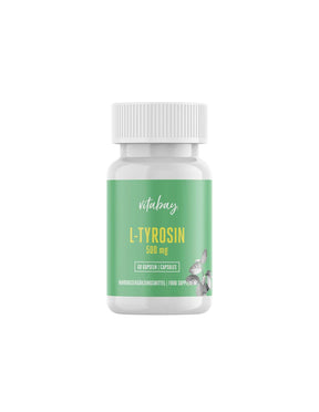 Nervous system - L-Tyrosine 500 mg, 60 capsules - Nutra Best Europe