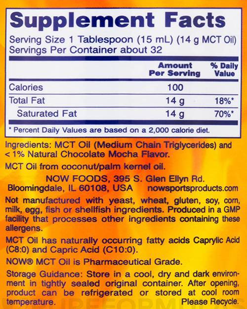 MCT OIL - αρωματισμένο - 473 ml