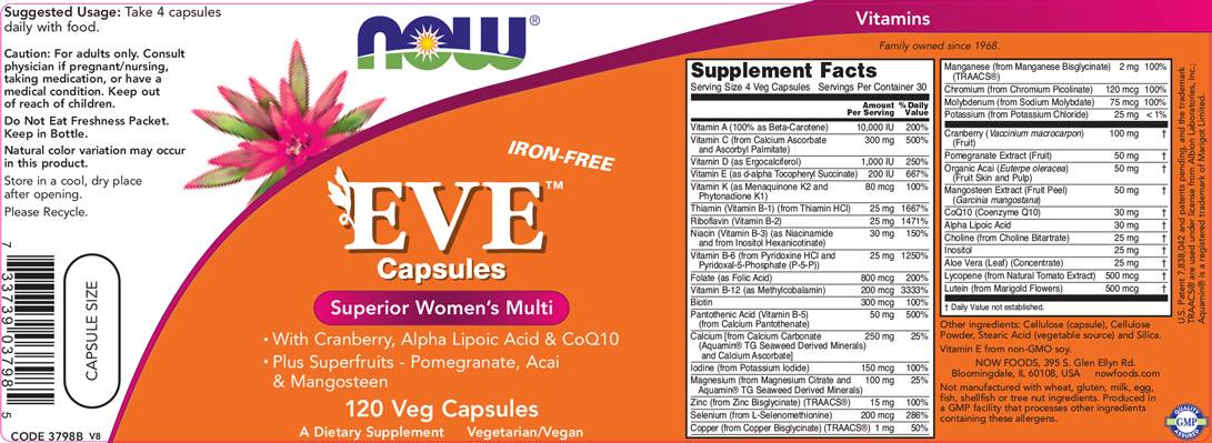 Οι κάψουλες Multi - 120 της Eve Woman