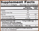 Βραδινό πετρέλαιο Primrose 500 mg - 100 κάψουλες γέλης