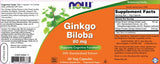 Ginkgo Biloba 60 mg - 60 κάψουλες