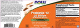 Probiotic -10 25 δισεκατομμύρια - 50 κάψουλες