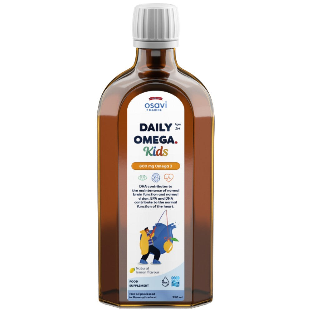 Ημερήσια Omega Kids Liquid | Φυσικό λεμόνι αρωματισμένο - 250 ml