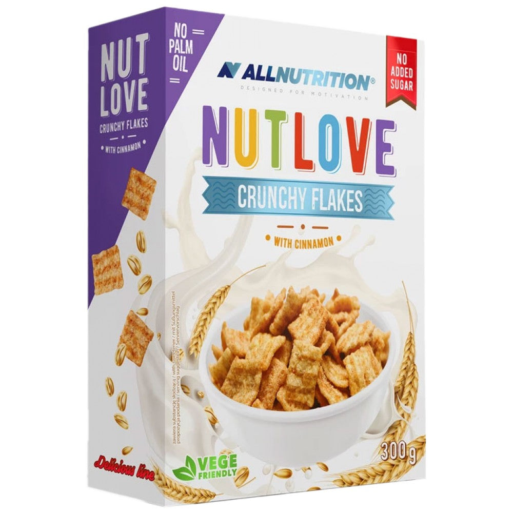 Nutlove | Τραγανές νιφάδες με κανέλα - 300 γραμμάρια