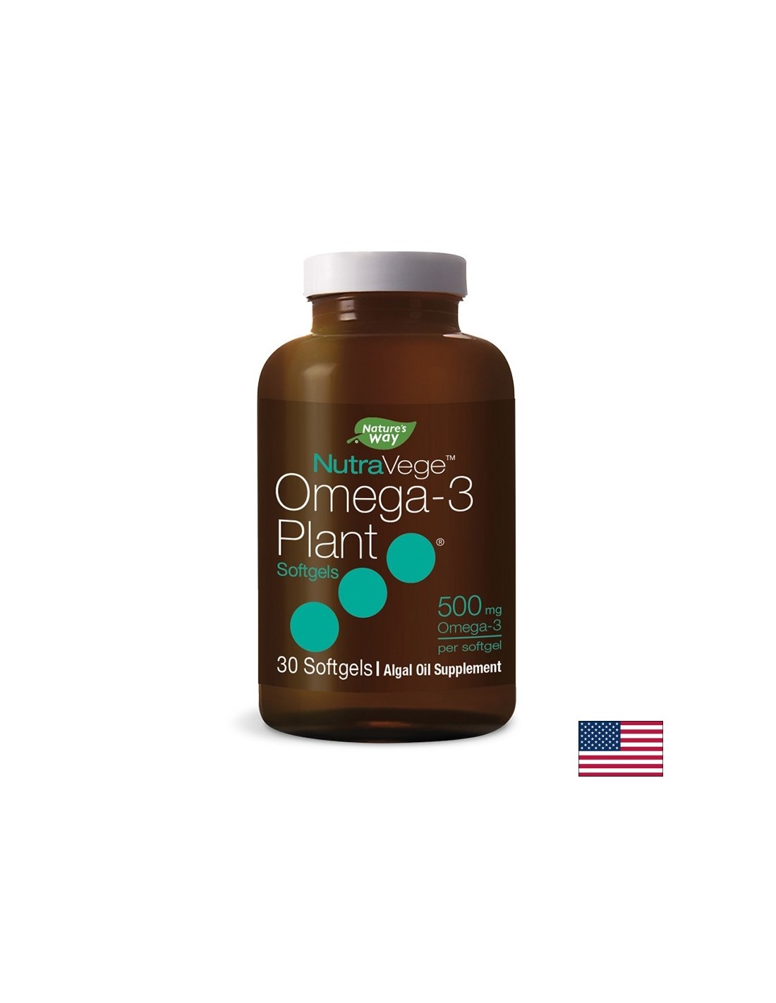Nutravege Omega-3 500mg από τα φύκια της φύσης