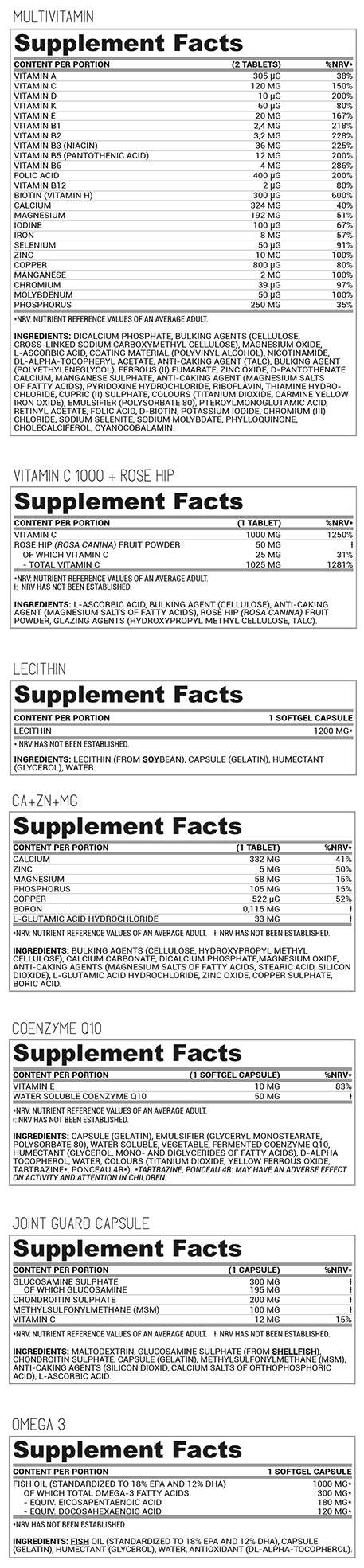 Multi Pack 8 | All-in-one Health Formula-30 πακέτα